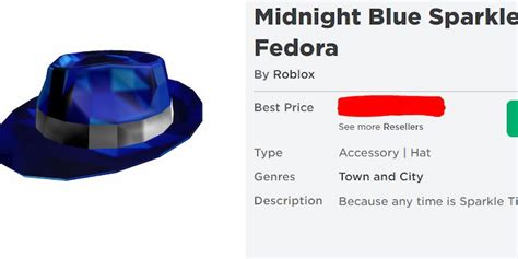 most expensive fedora roblox.